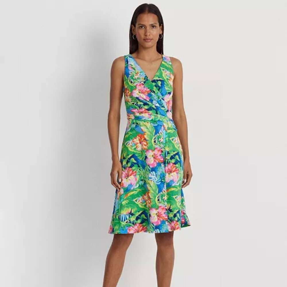 Lauren Floral Sleeveless Dress
